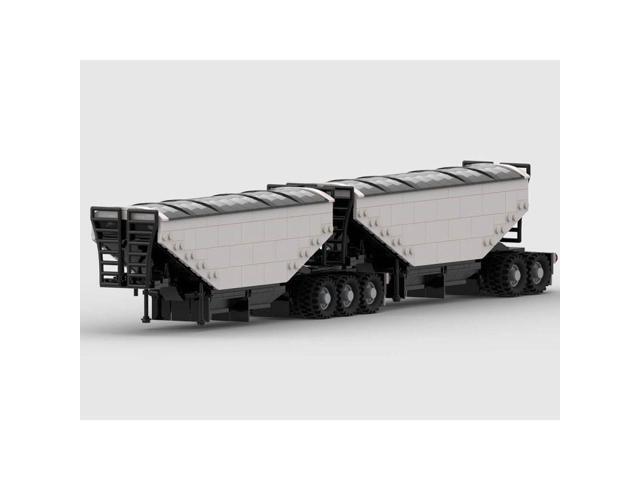 ZITIANYOUBUILD Custom MOC-58576 Grain Trailers Train (747 Parts) Toys Gift for Christmas