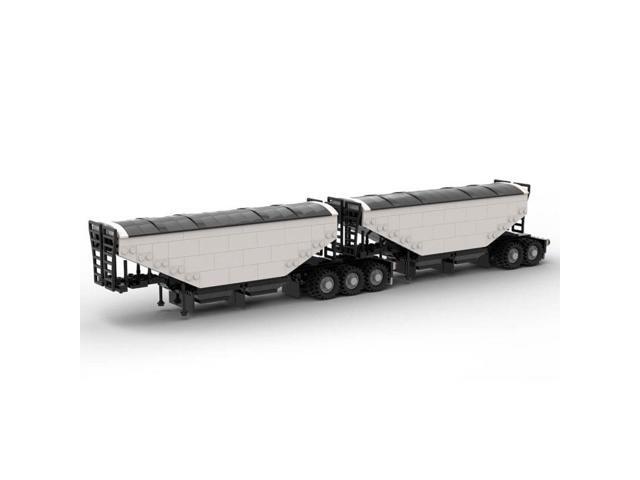 ZITIANYOUBUILD Custom MOC-58576 Grain Trailers Train (747 Parts) Toys Gift for Christmas