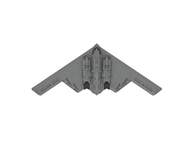 ZITIANYOUBUILD Custom MOC-166363 B-2 Spirit Stealth Bomber With Weapons Bag 1913 Parts