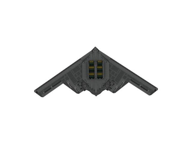 ZITIANYOUBUILD Custom MOC-166363 B-2 Spirit Stealth Bomber With Weapons Bag 1913 Parts