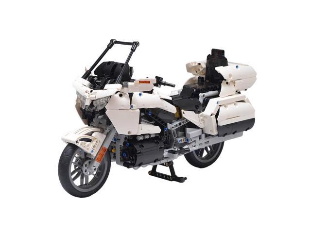 ZITIANYOUBUILD Custom MOC-29748 Motorcycle Model(1290PCS/White) Toys Gift for Christmas
