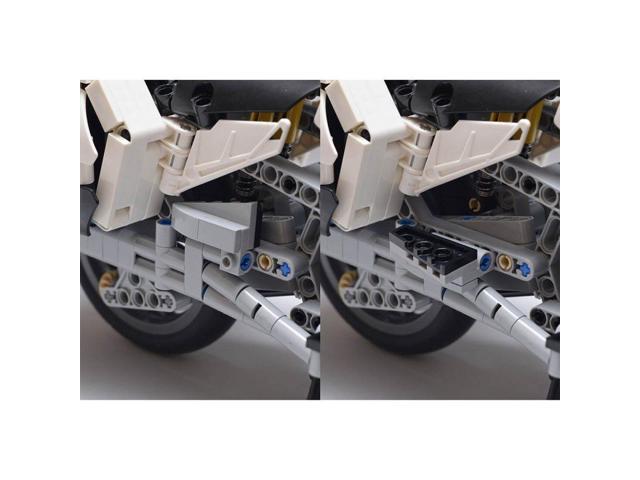 ZITIANYOUBUILD Custom MOC-29748 Motorcycle Model(1290PCS/White) Toys Gift for Christmas