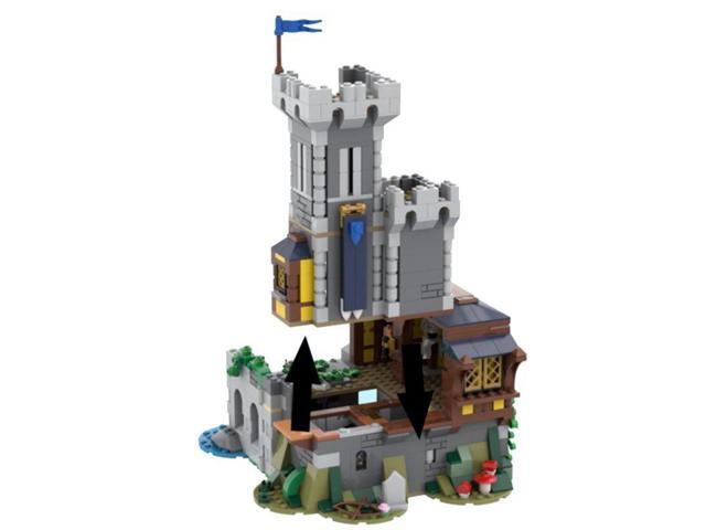 ZITIANYOUBUILD Custom MOC-115655 Medieval Black Sakers Tower (944 Parts) Toys Gift