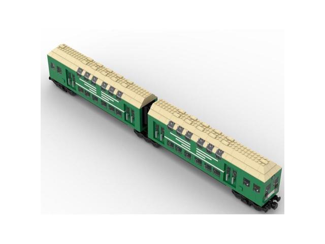 ZITIANYOUBUILD Custom MOC-109281 7-Axle Train Carriage (1544 Parts) Toys Gift for Christmas