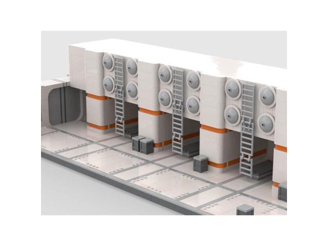 ZITIANYOUBUILD Custom MOC-119261 Sci-fi Battlefield Barracks Model(1684PCS) Toys Gift