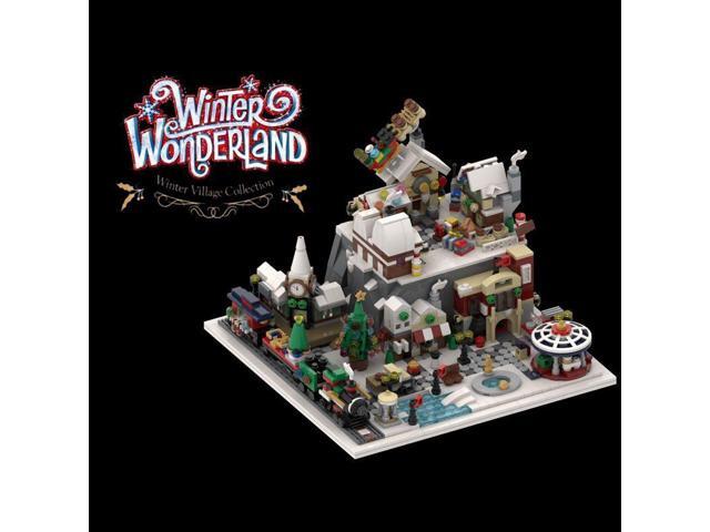 ZITIANYOUBUILD Custom MOC-56563 Winter Wonderland Winter Village Architecture 1533 Parts