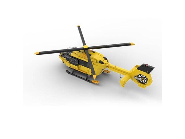ZITIANYOUBUILD Custom MOC-203640 1/40 Scale H145 HAWK Civil Helicopter Blocks Set (611 Parts)