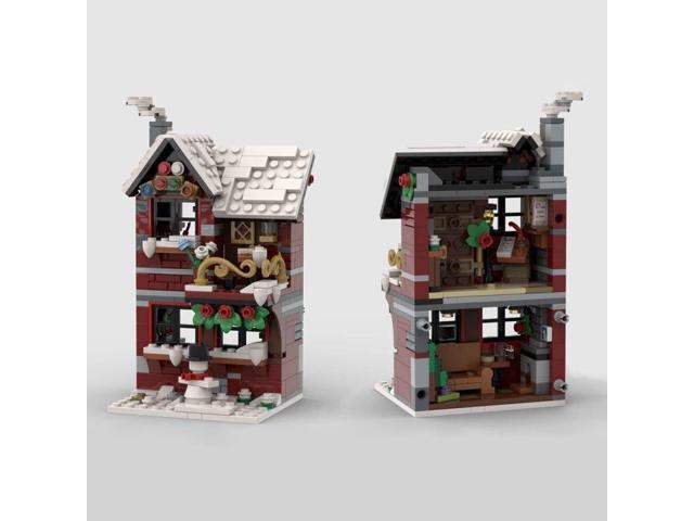 ZITIANYOUBUILD Custom MOC-79497 The Backside (of the three little winter houses) 1518 Parts