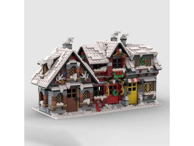 ZITIANYOUBUILD Custom MOC-79497 The Backside (of the three little winter houses) 1518 Parts