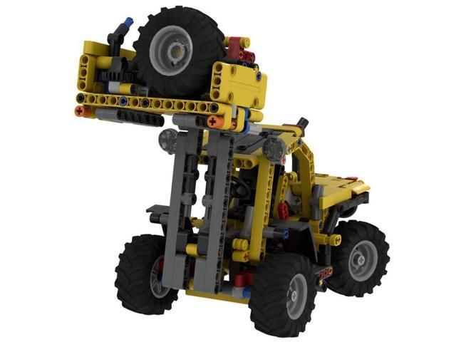 ZITIANYOUBUILD Custom MOC-122921 Freightliner and All-terrain Forklift Blocks Set (2207 Parts)