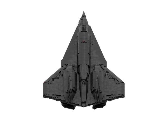 ZITIANYOUBUILD Custom MOC-165016 1/35 SR-72 10 Mach 10 Hypersonic Stealth Bomber 1540 PCS