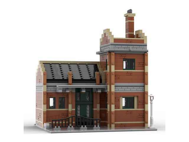 ZITIANYOUBUILD Custom MOC-136707 Modular Old Factory Building with Interior 1966 Pcs