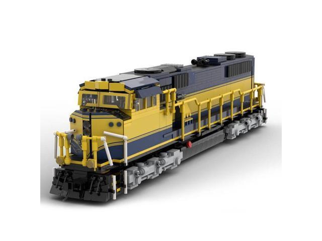 ZITIANYOUBUILD Custom MOC-145967 SD70MAC Alaska-Railroad RC Train Model Small Particle(2063PCS)