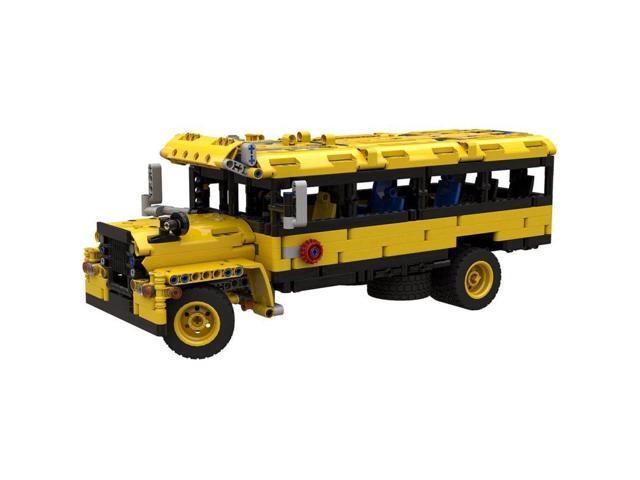ZITIANYOUBUILD Custom MOC-65658 Old School Bus Building Blocks MOC Set (1104 Parts)