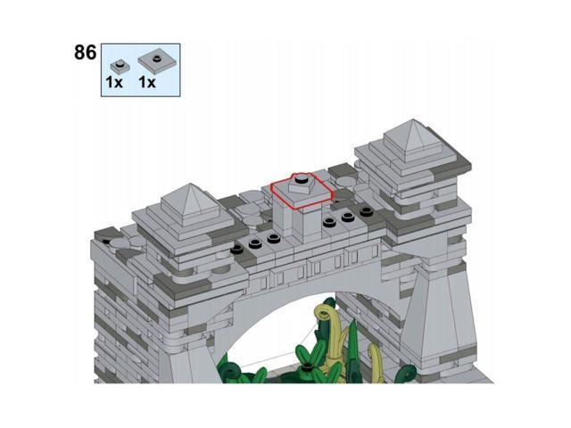 ZITIANYOUBUILD Custom MOC-158189 Medieval Roman City Bridge Module Model(940PCS) Toys Gift