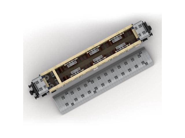 ZITIANYOUBUILD Custom MOC-130784 Express Train 1st/2nd Class Passenger Coach (1419 Parts)