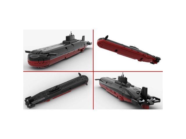 ZITIANYOUBUILD Custom MOC-193085 1/260 Scale Typhoon Class Submarine Building Blocks (2886PCS)