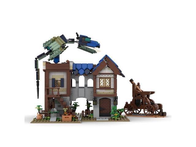 ZITIANYOUBUILD Custom MOC-75365 Medieval Dragon Attack 1427 Parts Toys Gift for Christmas