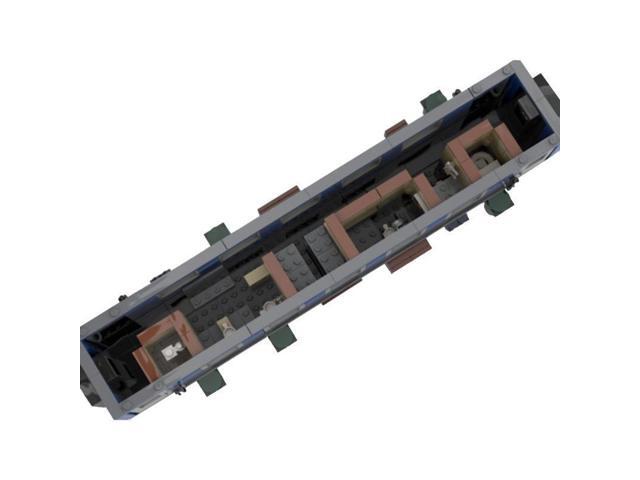 ZITIANYOUBUILD Custom MOC-39892 Rail Train Carriage 720 Parts Toys Gift for Christmas