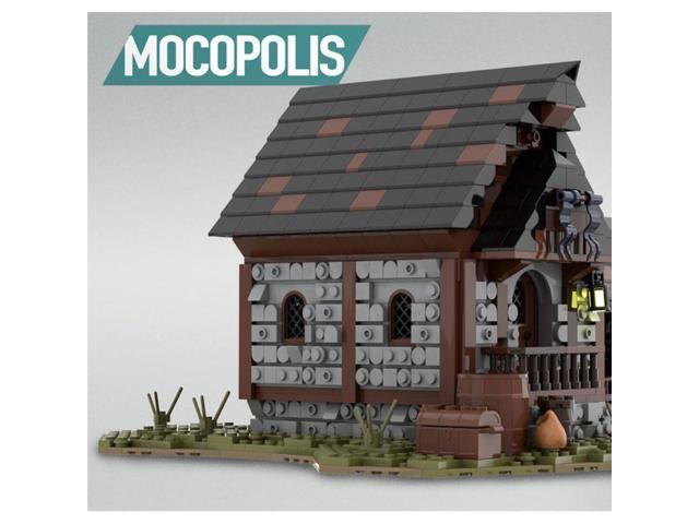 ZITIANYOUBUILD Custom MOC-76635 Medieval Stable Module of Large Village Theme (1730 Parts)