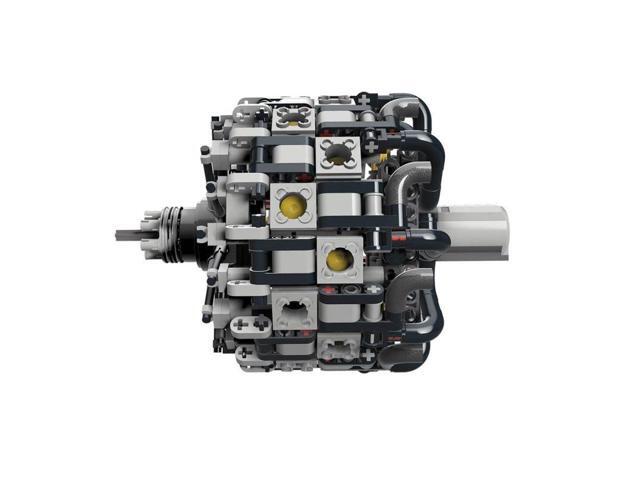 ZITIANYOUBUILD Custom MOC-159400 18 Cylinder Radial Engine Building Blocks Set (577 Parts)