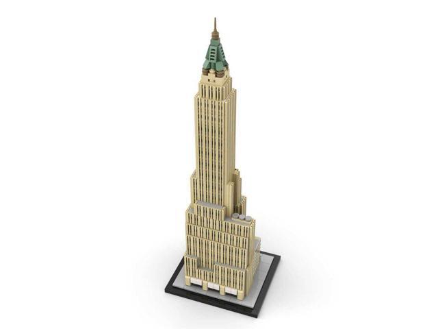 ZITIANYOUBUILD Custom MOC-130597 New York Empire State Building 1/800 Scale Building 923 Parts