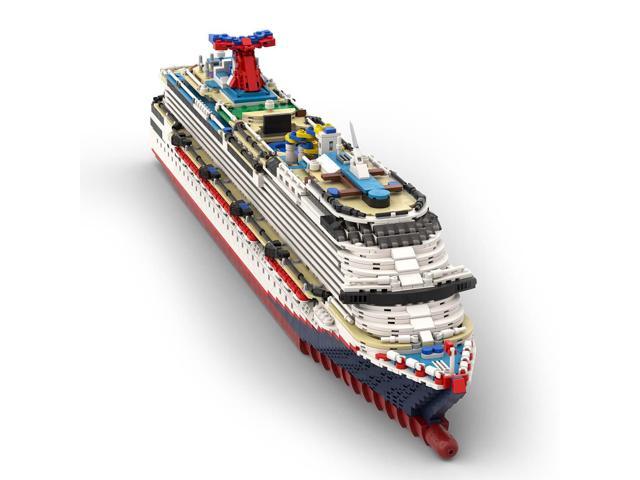 ZITIANYOUBUILD Custom MOC-67085 & MOC-174910 Carnival Dream Cruise Ship 1:400 scale 3631 Parts
