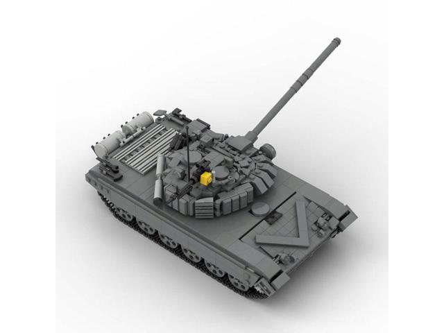 ZITIANYOUBUILD Custom MOC-177244 1/35 Scale T-72 MBT Active Main Battle Tank 1341 Parts