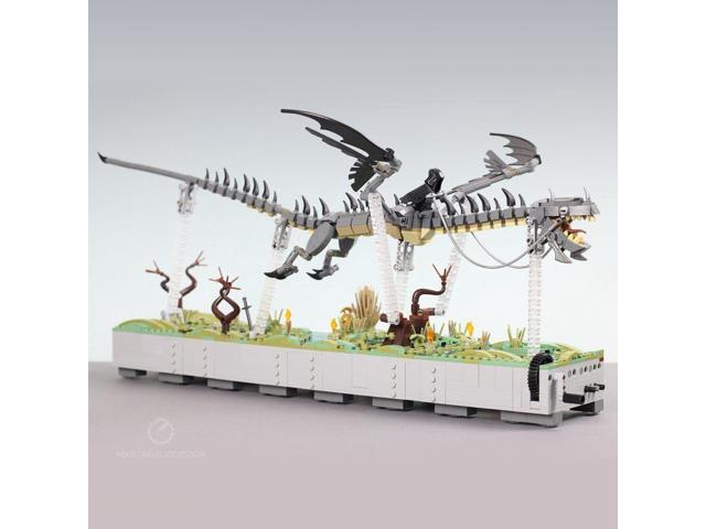 ZITIANYOUBUILD Custom MOC-113671 Western Dragon 1288+ Parts Toys Gift Perfect for christmas