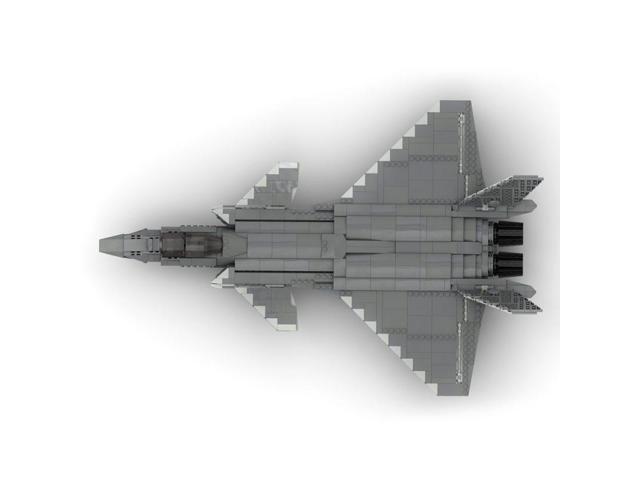 ZITIANYOUBUILD Custom MOC-64706 J-20 STEALTH Fighter 1361 Parts Toys Gift for Christmas