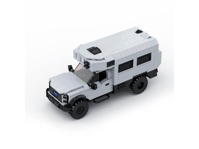 ZITIANYOUBUILD Custom MOC-136462 Caravan Model (606 Parts/Grey) Toys Gift for Christmas