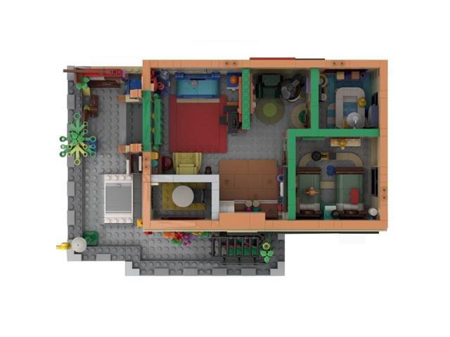 ZITIANYOUBUILD Custom MOC-99860 SitCom Suite Part 8 Apartment Suite (1481 Parts)