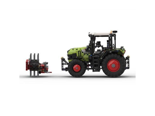 ZITIANYOUBUILD Custom MOC-94474 & MOC-32820 RC Band Rake Tractor Extendable Blocks 1297 Parts