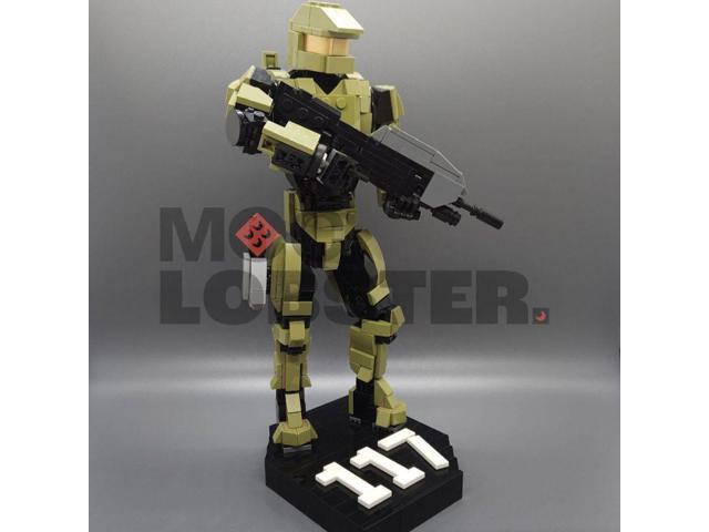 ZITIANYOUBUILD Custom MOC-177912 Master Chief Mech Warrior Building Blocks Set (572 Parts)