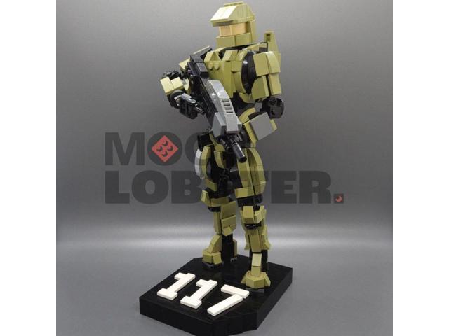 ZITIANYOUBUILD Custom MOC-177912 Master Chief Mech Warrior Building Blocks Set (572 Parts)