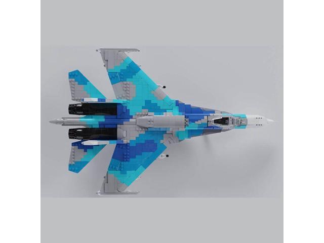 ZITIANYOUBUILD Custom MOC-170244 Sukhoi Su-27 Russian Supersonic Fighter Set (1861 Parts)