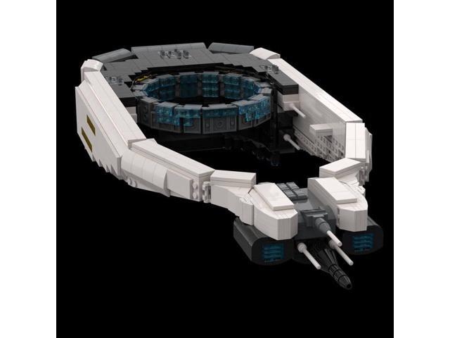 ZITIANYOUBUILD Custom MOC-126363 Ori-Warship Space Wars Ship Sci-Fi Spacecraft (1418 Parts)