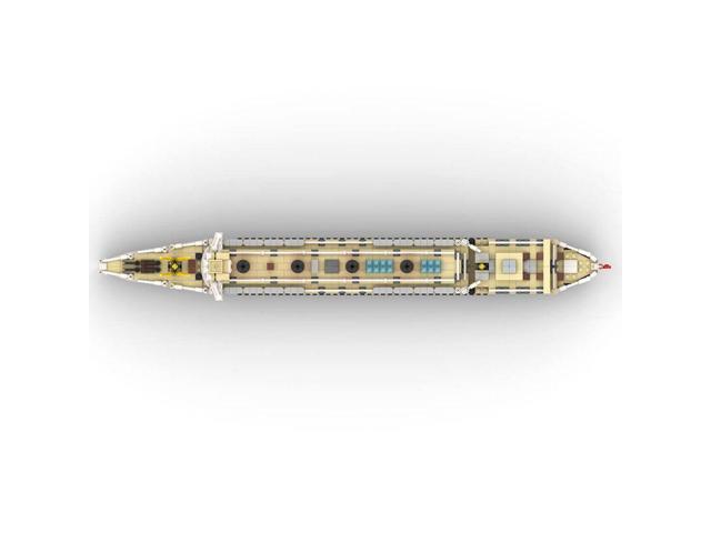 ZITIANYOUBUILD Custom MOC-175850 RMS Lusitania Steamship 1:400 Scale 1863 Parts 23.5 Long