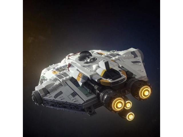ZITIANYOUBUILD Custom MOC-159490 Sci-fi Ghost Spaceship Model 1765 Parts Toys Gift
