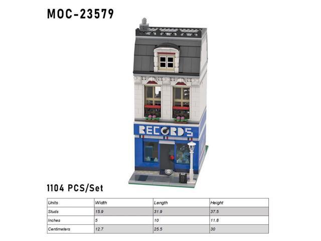 ZITIANYOUBUILD Custom MOC-37241 Records Studio 1186 Parts Toys Gift Perfect for christmas