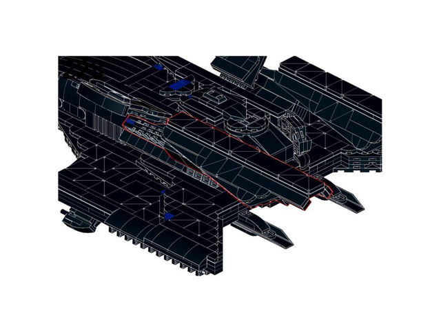 ZITIANYOUBUILD Custom MOC-117410 Reman-Scimitar Sci-Fi Spacecraft Model (1995 Parts)