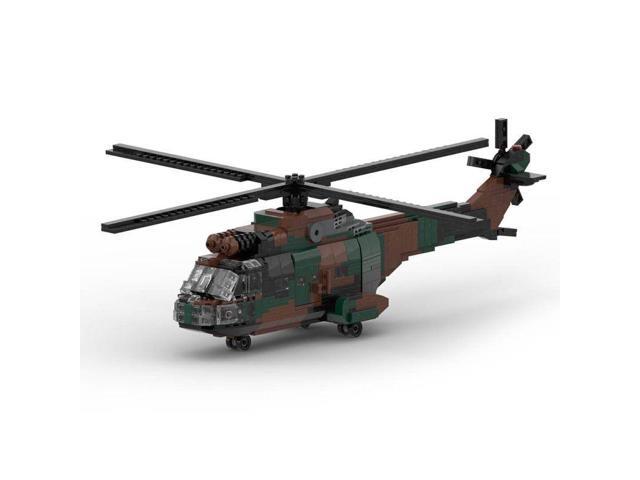 ZITIANYOUBUILD Custom MOC-122710 SA330 Transport Helicopter Model (933 Parts) Toys Gift