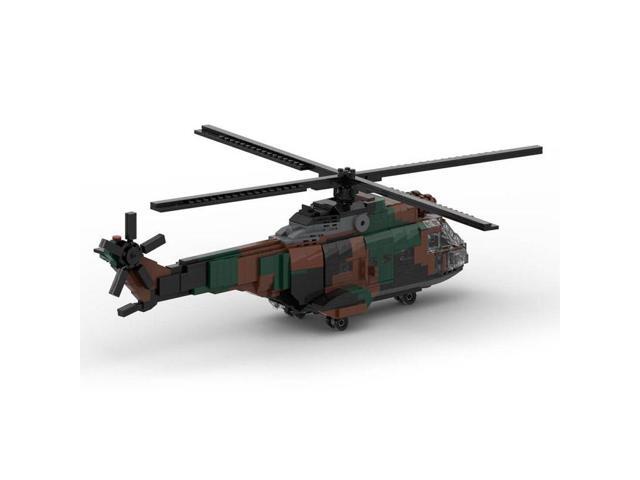 ZITIANYOUBUILD Custom MOC-122710 SA330 Transport Helicopter Model (933 Parts) Toys Gift
