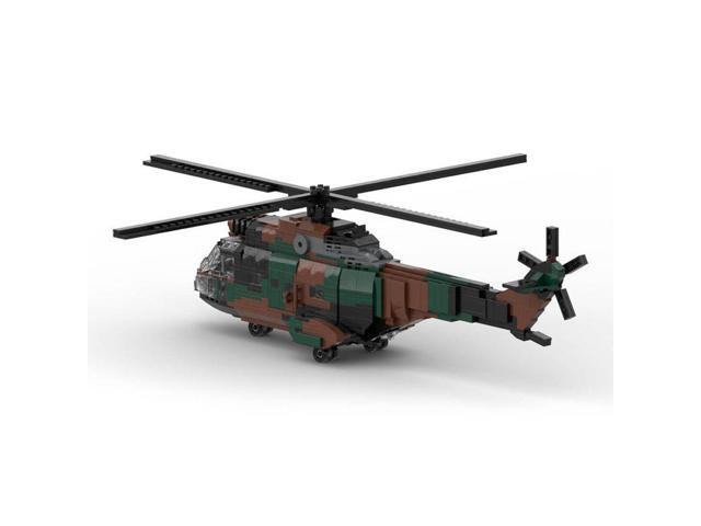 ZITIANYOUBUILD Custom MOC-122710 SA330 Transport Helicopter Model (933 Parts) Toys Gift