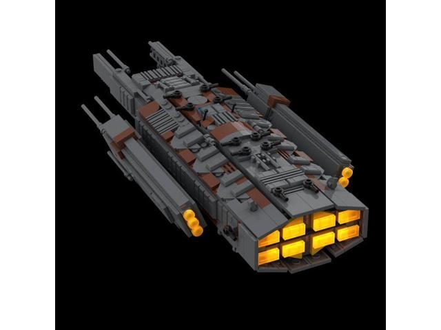 ZITIANYOUBUILD Custom MOC-128161 Asuran Sci-fi Battleship Model (1003 Parts) Toys Gift
