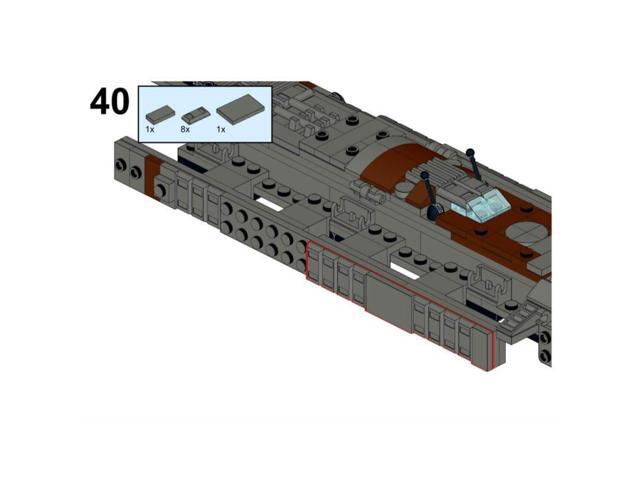 ZITIANYOUBUILD Custom MOC-128161 Asuran Sci-fi Battleship Model (1003 Parts) Toys Gift