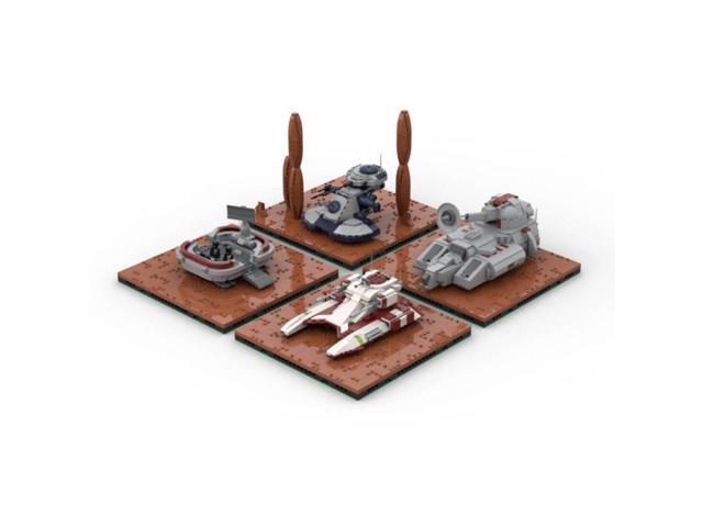 ZITIANYOUBUILD Custom MOC-125129 Sci-fi Interstellar War Vehicle Landscape Model (1701 Parts)