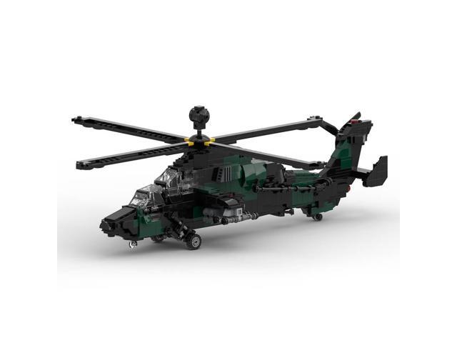 ZITIANYOUBUILD Custom MOC-177490 EC 665 Tiger Armed European Helicopter Military 969 Parts
