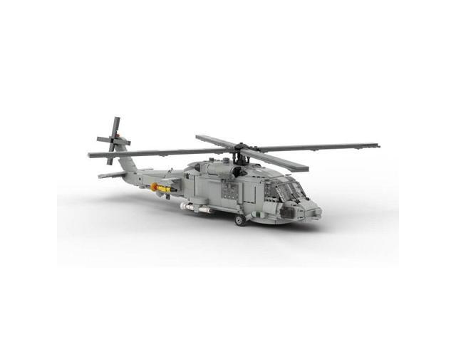 ZITIANYOUBUILD Custom MOC-206841 1/35 Scale SH-60 SEA HAWK Helicopter Blocks Set (1028 Parts)