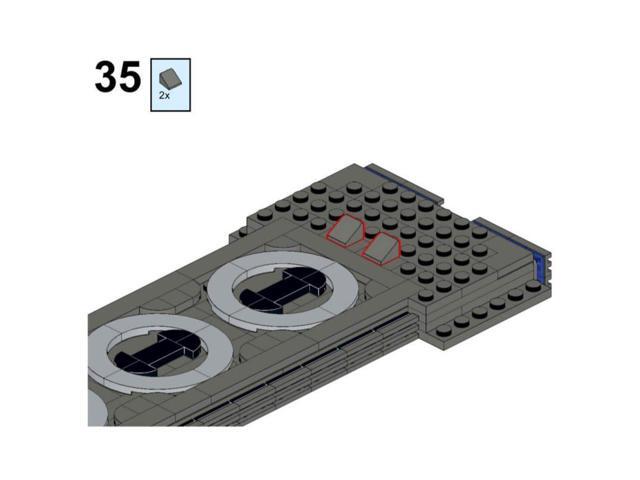 ZITIANYOUBUILD Custom MOC-125615 Bilskirnir-class Space Wars Ship Sci-Fi Spacecraft 776 Parts